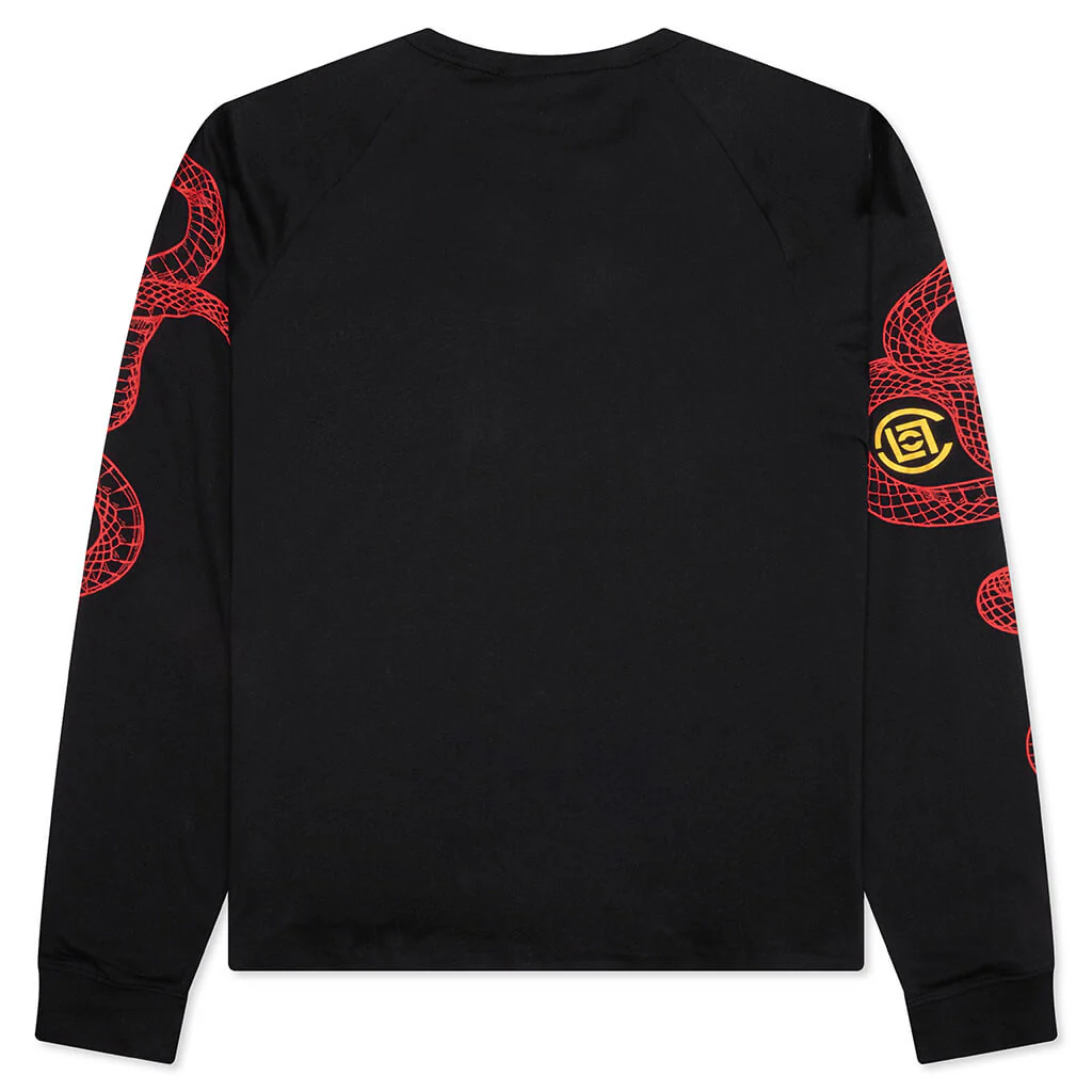 Adidas x CLOT Lunar New Year L/S Tee - Black - Image 2