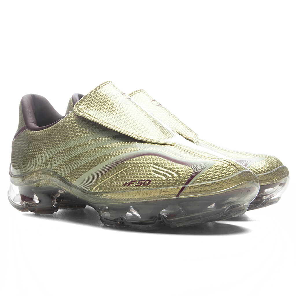 Women's F50 Adiframe Walkable - Gold Metallic/Ice Gold Metallic/Maroon - Image 2