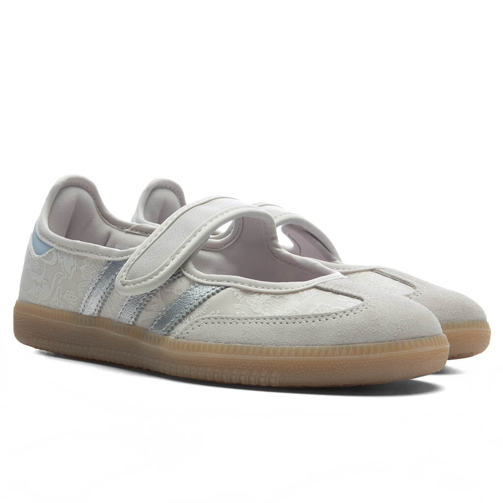 Adidas x Liberty London Women's Samba Jane - Chalk Pearl/Silver Metallic/Chalk White - Image 2