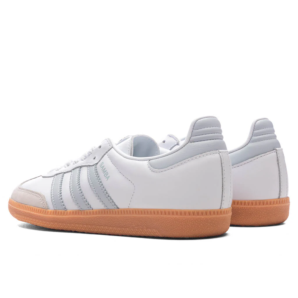 Women's Samba OG - Cloud White/Halo Blue/Off-White - Image 3