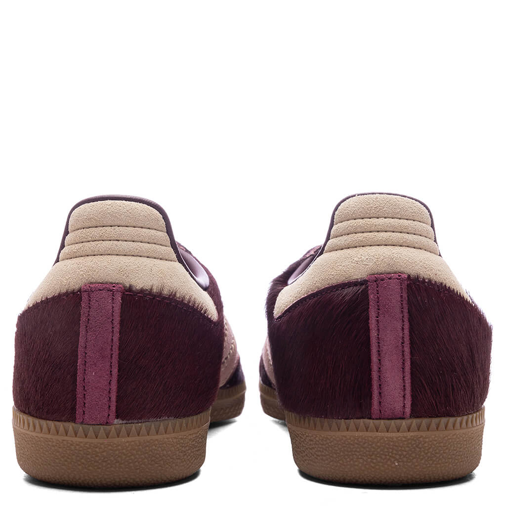Women's Samba OG - Sand Strata/Maroon/Warm Clay - Image 4