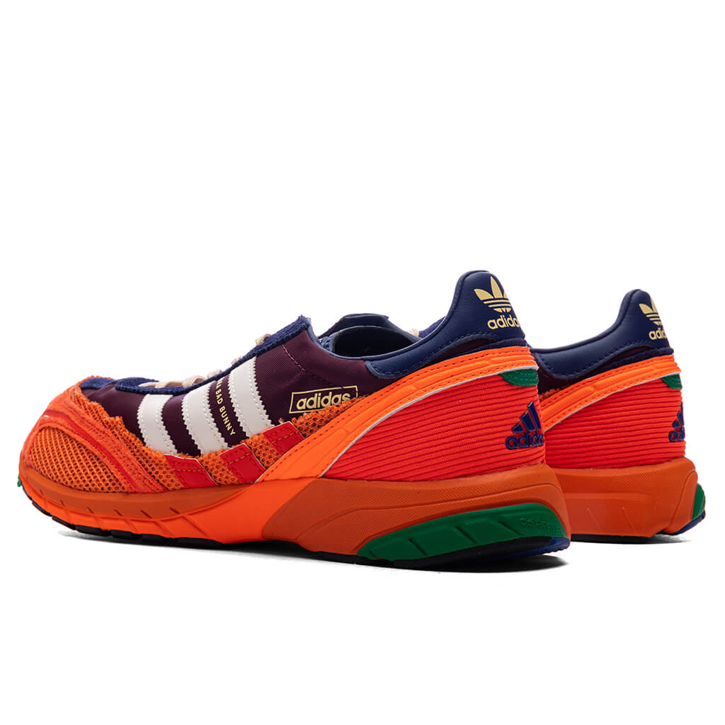 Adidas Originals x Bad Bunny Adizero SL72 - Maroon/Cloud White/Semi Solar Red - Image 3
