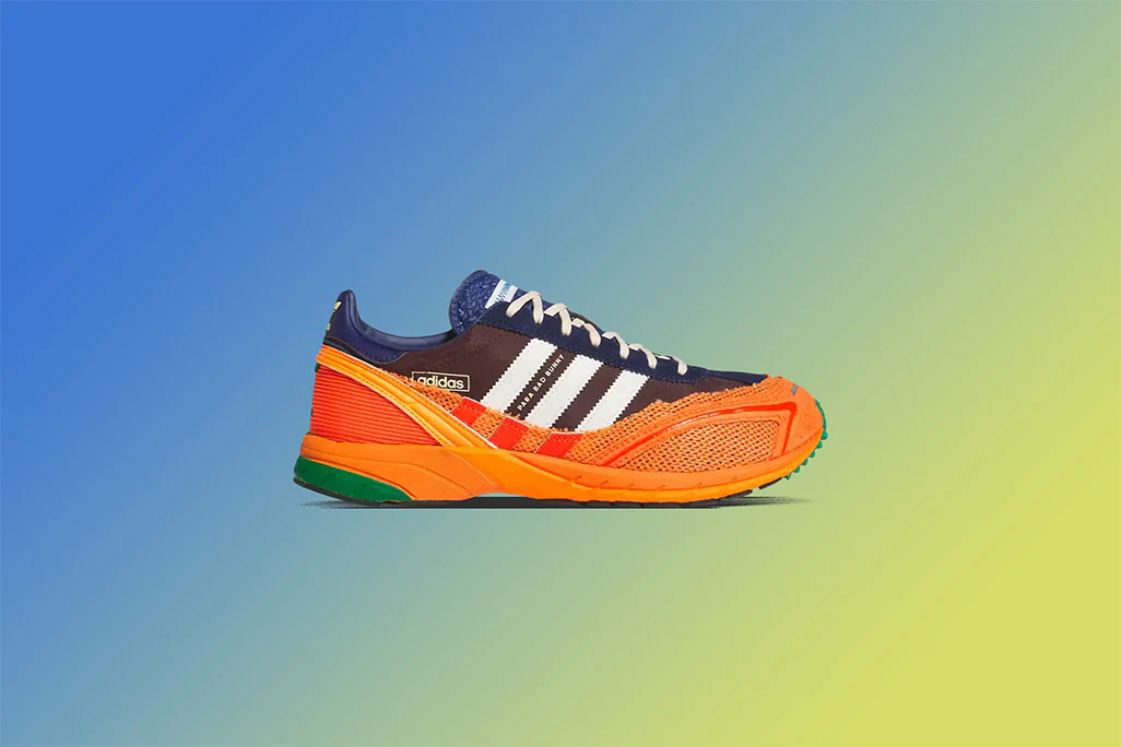 Adidas Originals x Bad Bunny Adizero SL72 - Maroon/Cloud White/Semi Solar Red - Image 5