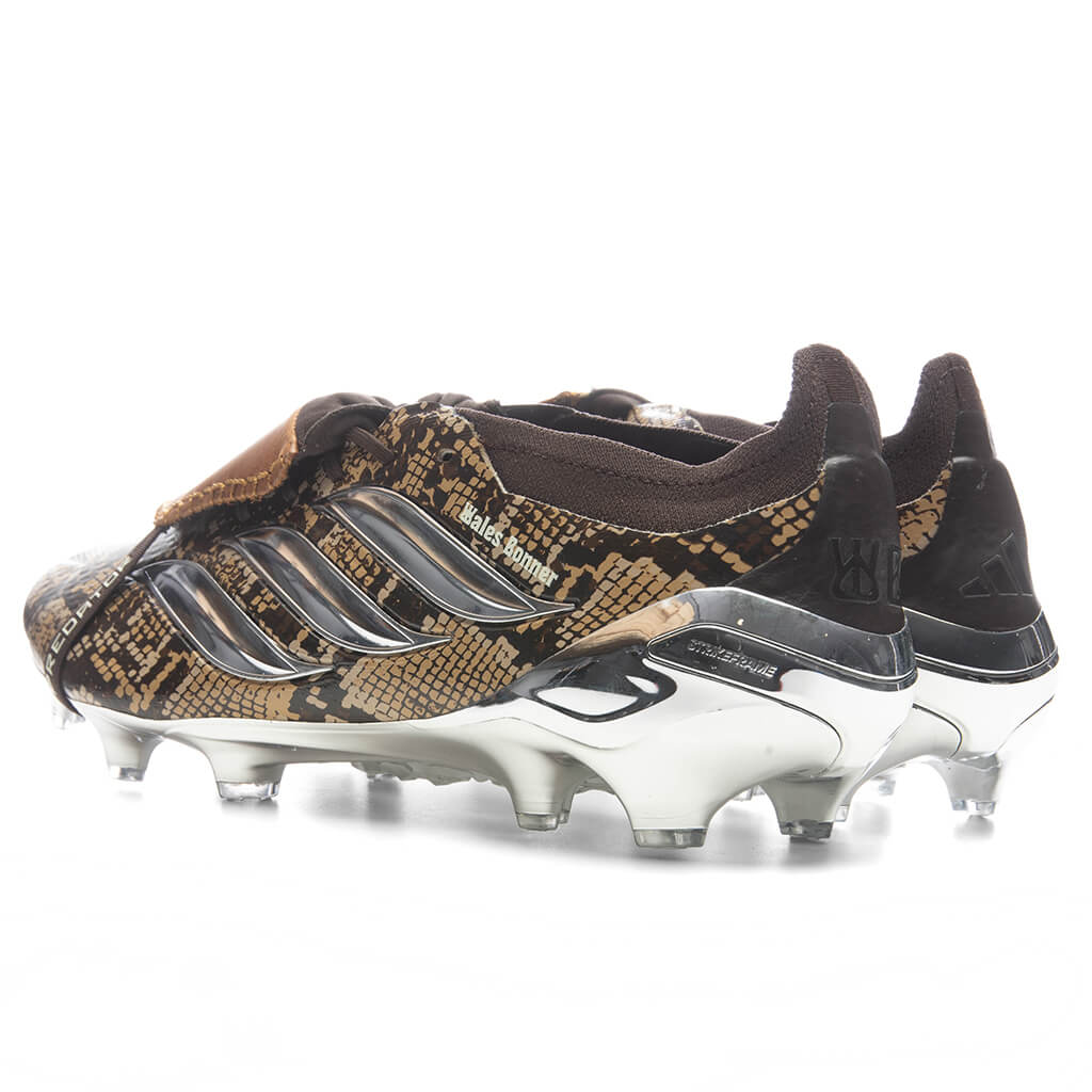 Adidas Originals x Wales Bonner Predator Elite Fold-Over Tongue Firm Ground Cleats - Brown/Silver Metallic/Bronze Strata - Image 2