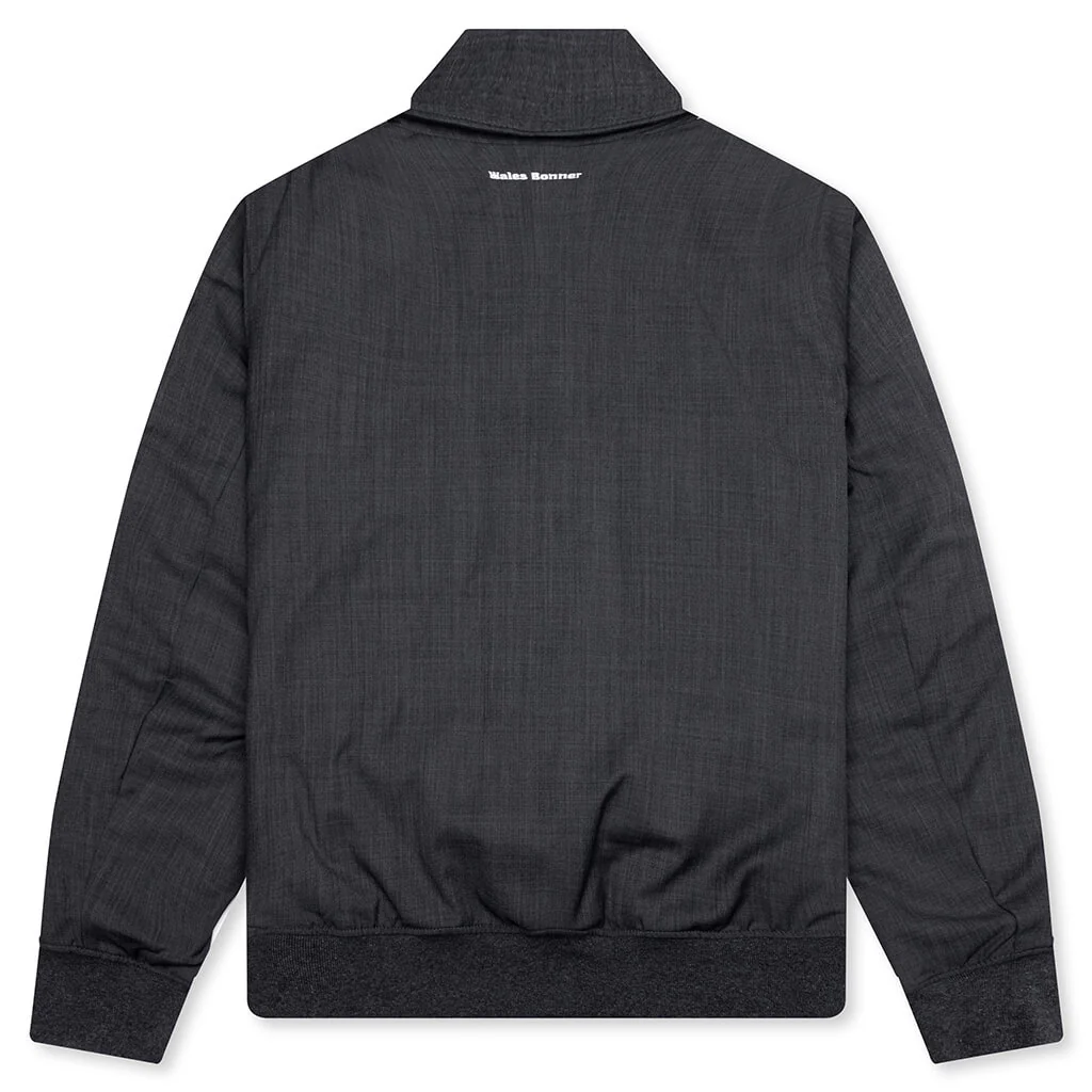 Adidas Originals x Wales Bonner Wool Blouson - Dark Grey Heather - Image 2