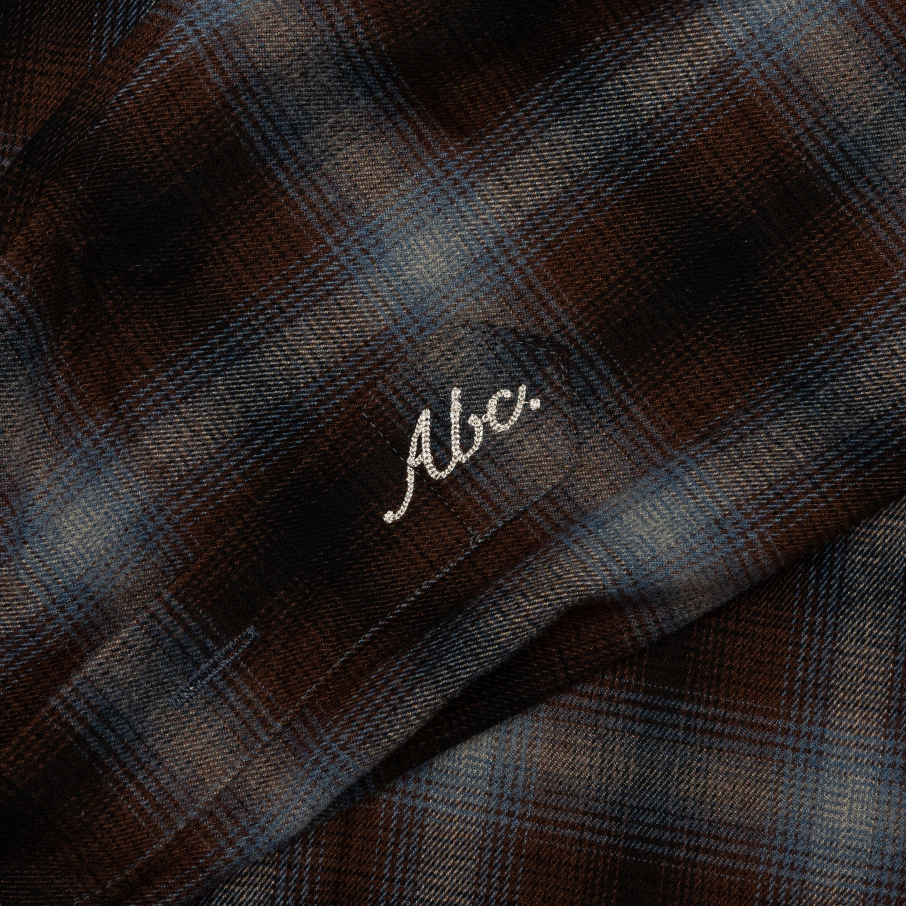 Abc. Flannel Plaid Puffer Quilted Jacket - Blue - Image 5