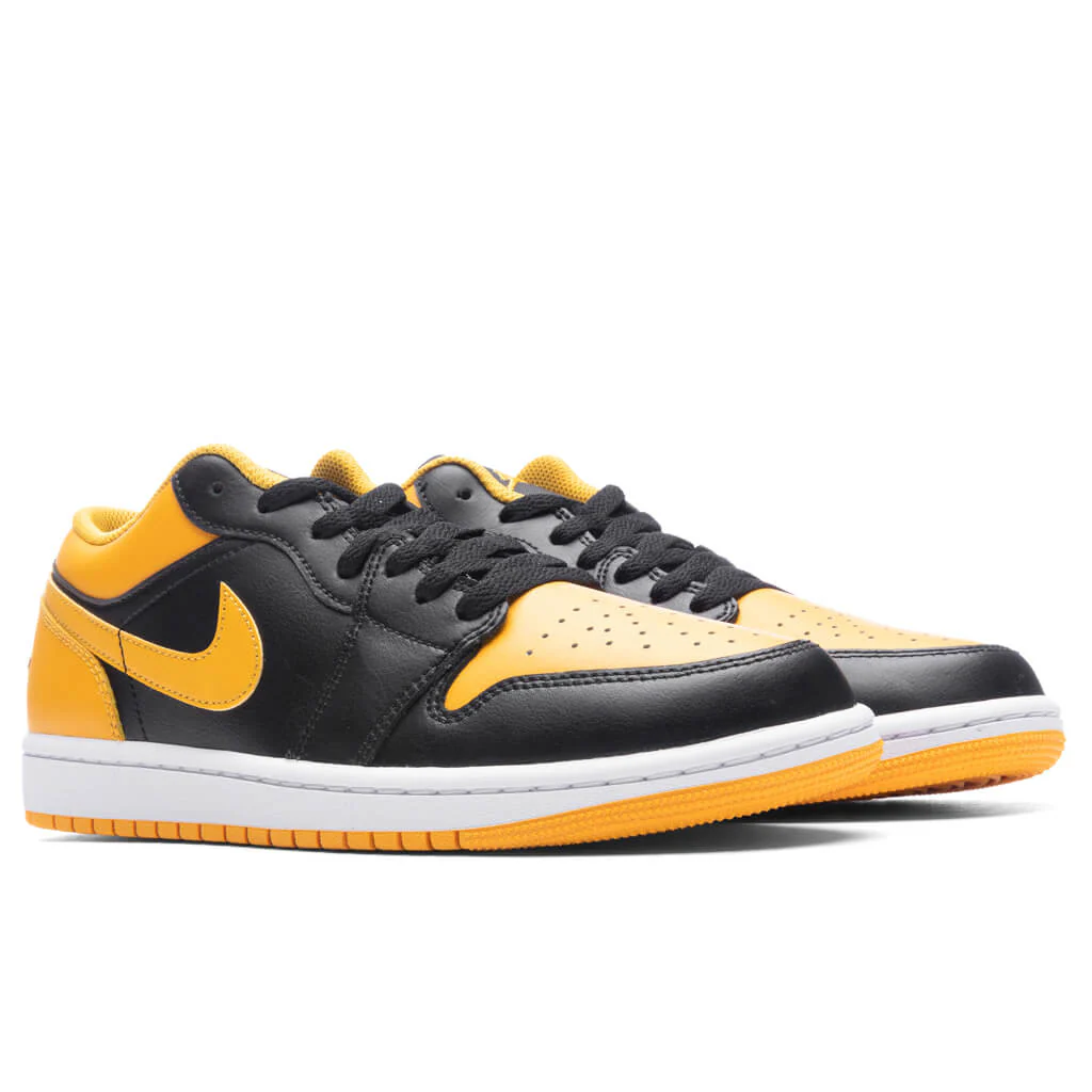 Air Jordan 1 Low - Black/Yellow Ochre/White - Image 2