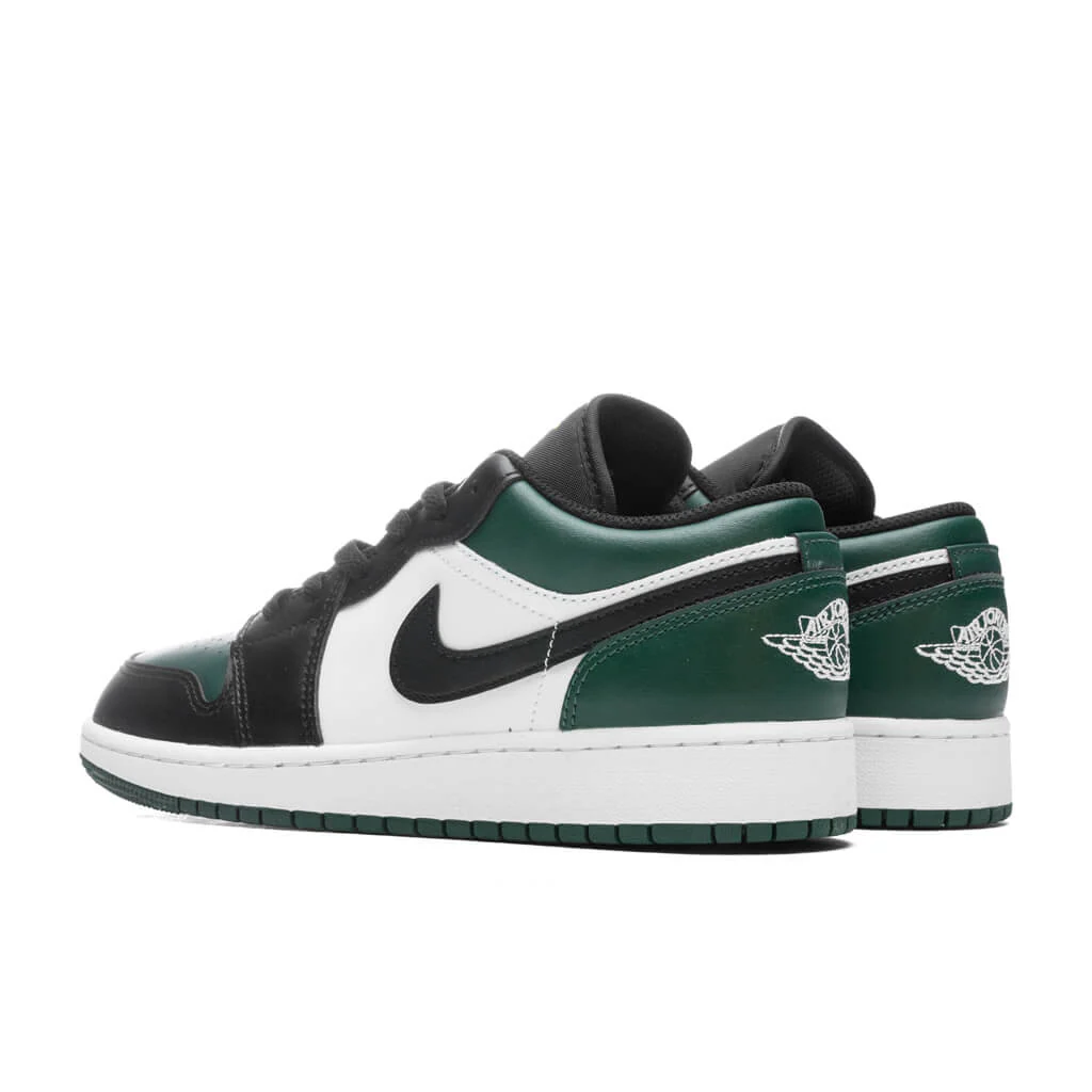 Air Jordan 1 Low (GS) - Noble Green/Pollen/White DNML - Image 3