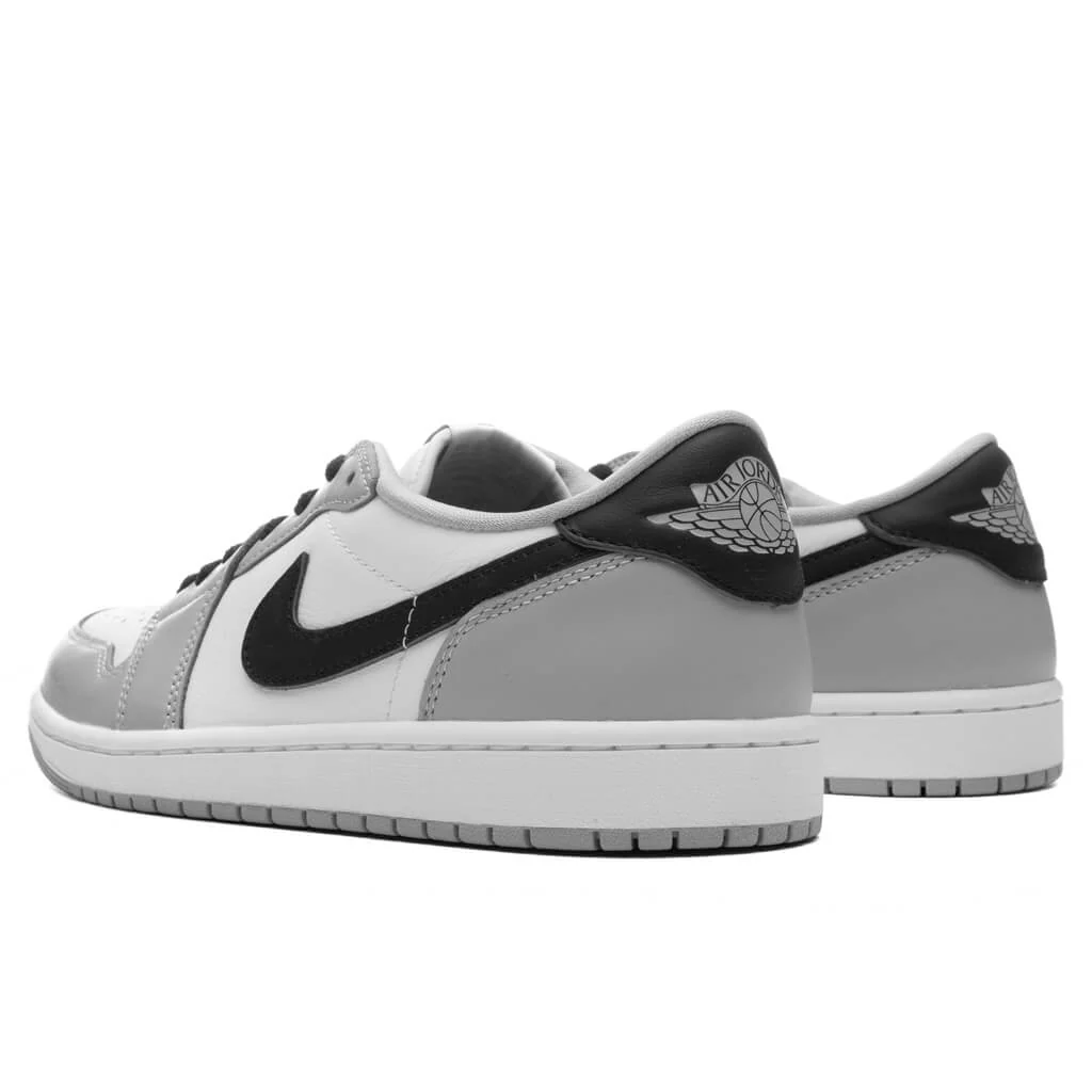 Air Jordan 1 Low OG 'Barons' - White/Black/Wolf Grey - Image 3