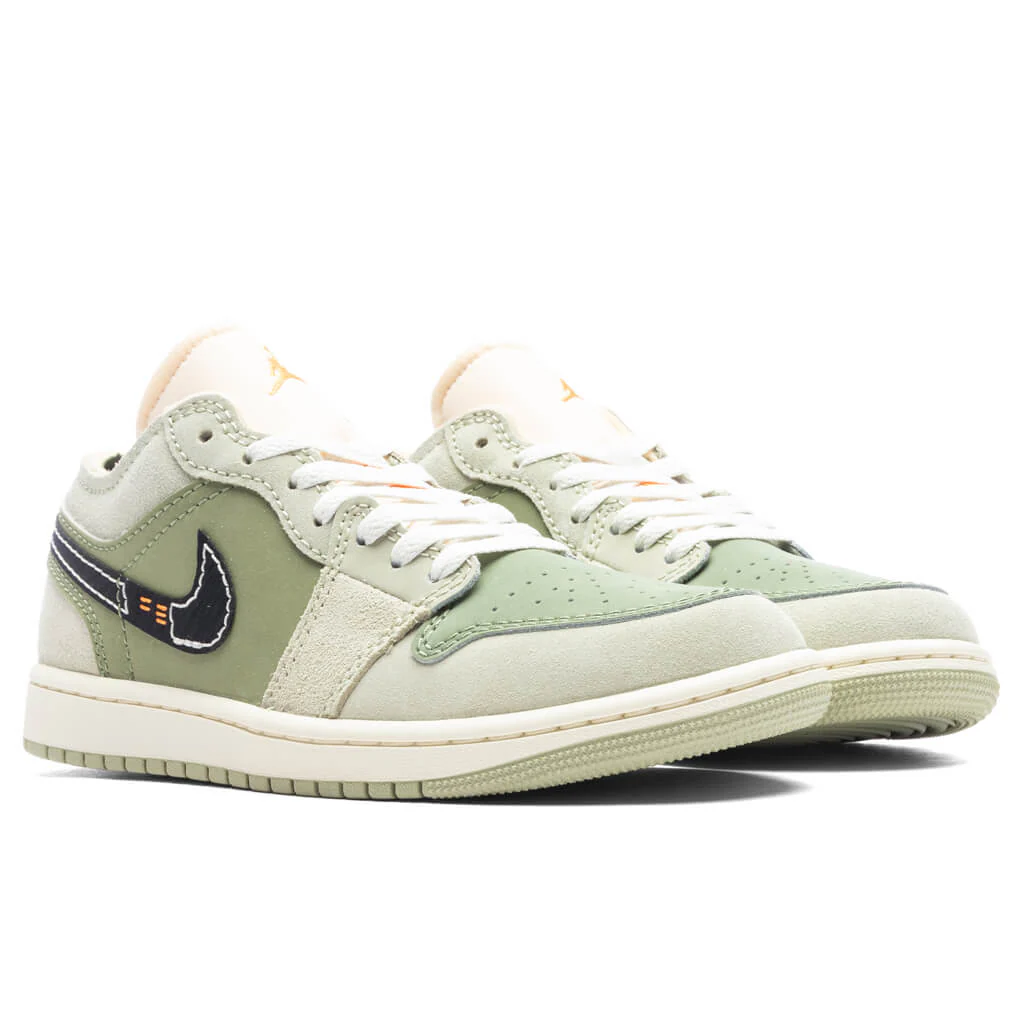 Air Jordan 1 Low SE Craft - Sky J Light Olive/Black/Celadon - Image 2