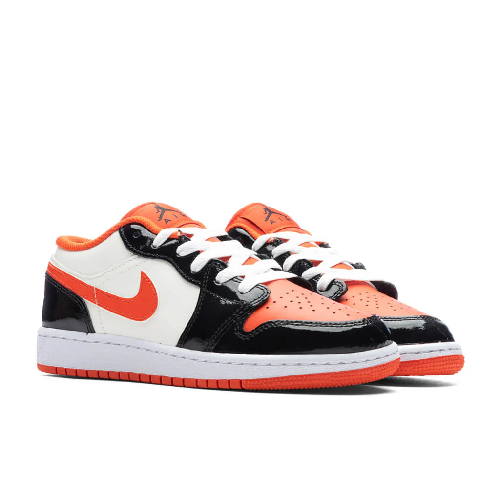 Air Jordan 1 Low SE (GS) - Team Orange/Black/Sail - Image 2