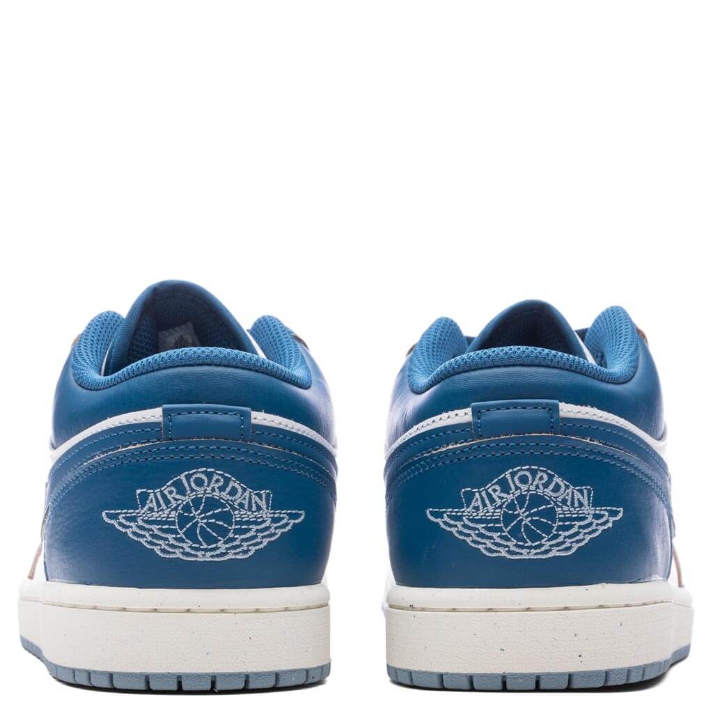 Air Jordan 1 Low SE - White/Industrial Blue/Blue Grey - Image 4