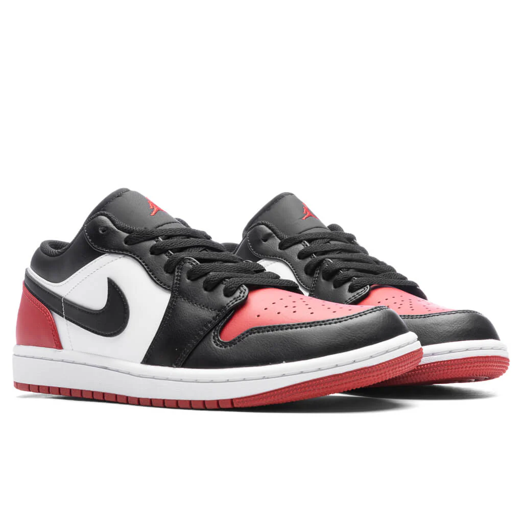 Air Jordan 1 Low - White/Black/Varsity Red - Image 2