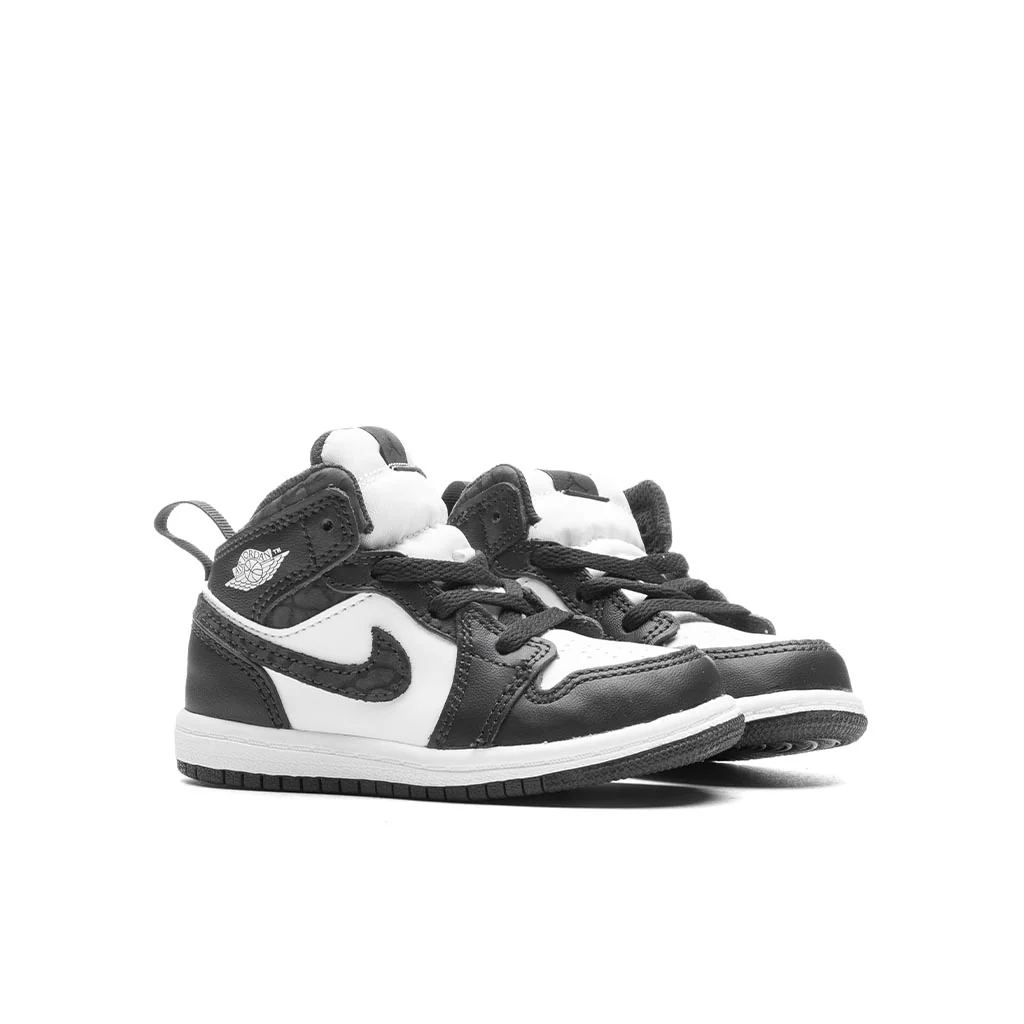 Air Jordan 1 Mid SE (TD) - Off Noir/Black/White - Image 2