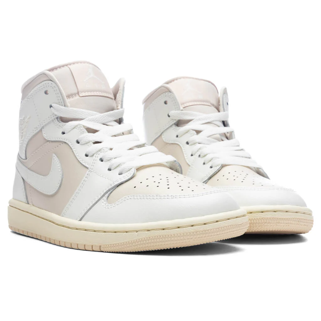 Women's Air Jordan 1 Mid - Legend Light Brown/Sail/Muslin - Image 2
