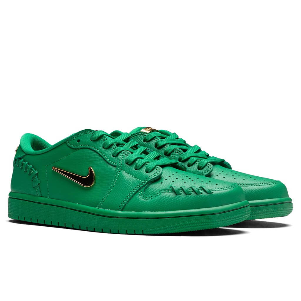 Women's Jordan 1 Low Method of Make - Lucky Green/Metallic Gold - Image 2