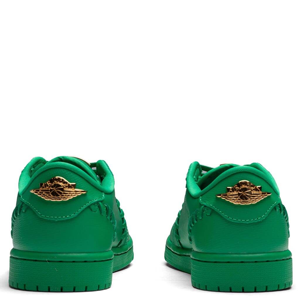 Women's Jordan 1 Low Method of Make - Lucky Green/Metallic Gold - Image 4