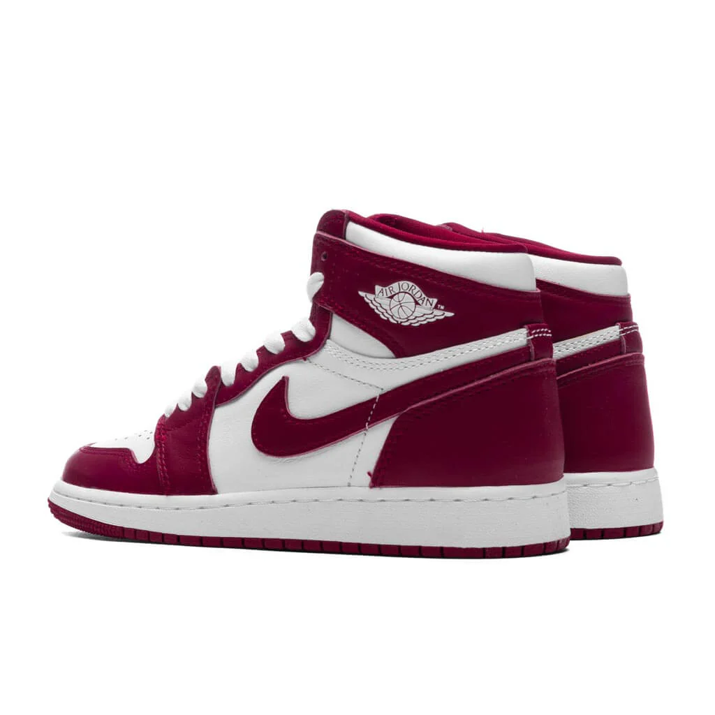 Air Jordan 1 Retro High OG (GS) - White/Team Red - Image 3
