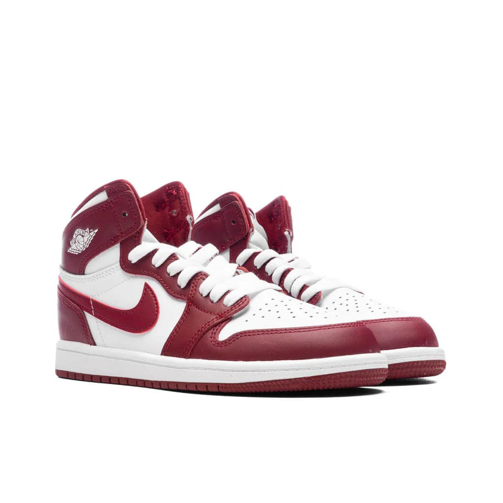 Air Jordan 1 Retro High OG (PS) - White/Team Red - Image 2