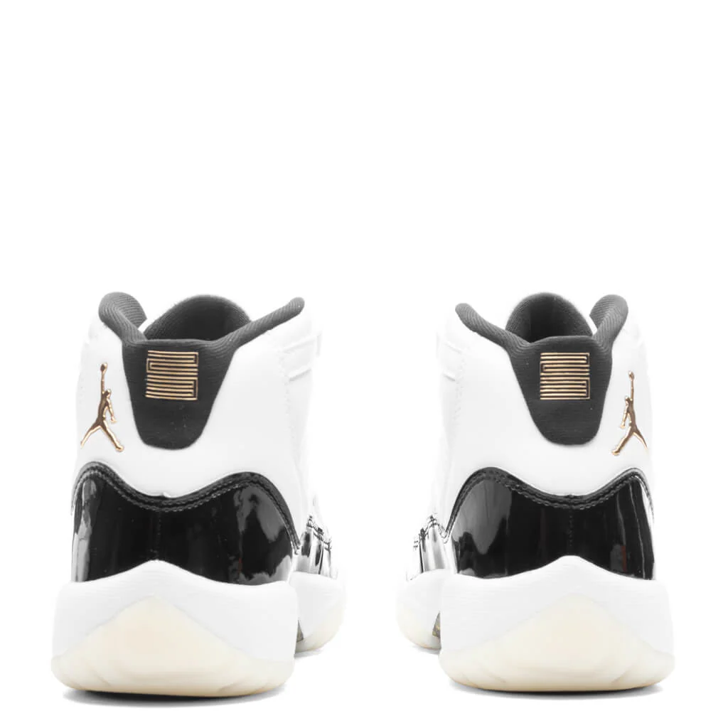 Air Jordan 11 Retro (GS) 'Gratitude/Defining Moments' - White/Metallic Gold/Black - Image 4