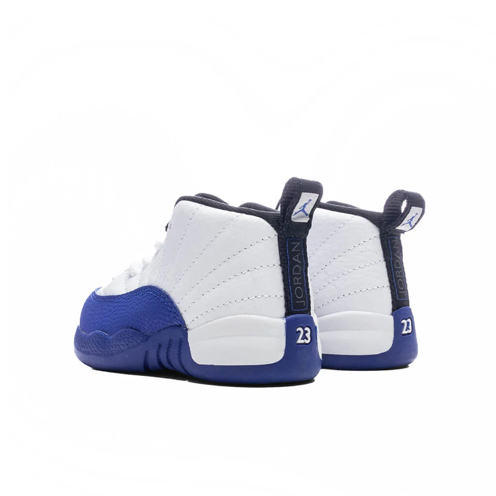 Air Jordan 12 Retro (PS) 'Blueberry' - White/Black/Game Royal - Image 3