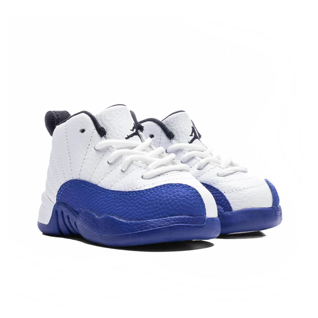 Air Jordan 12 Retro (TD) 'Blueberry' - White/Black/Game Royal - Image 2