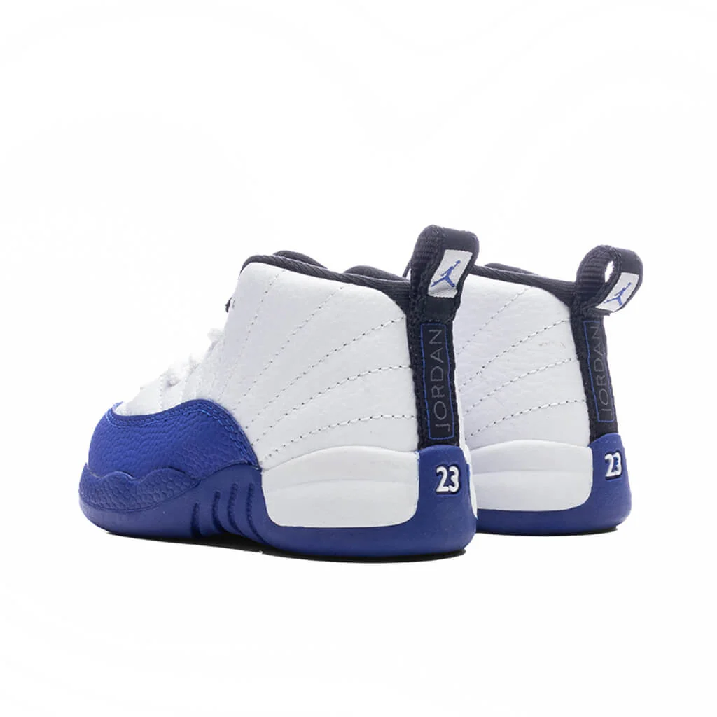 Air Jordan 12 Retro (TD) 'Blueberry' - White/Black/Game Royal - Image 3