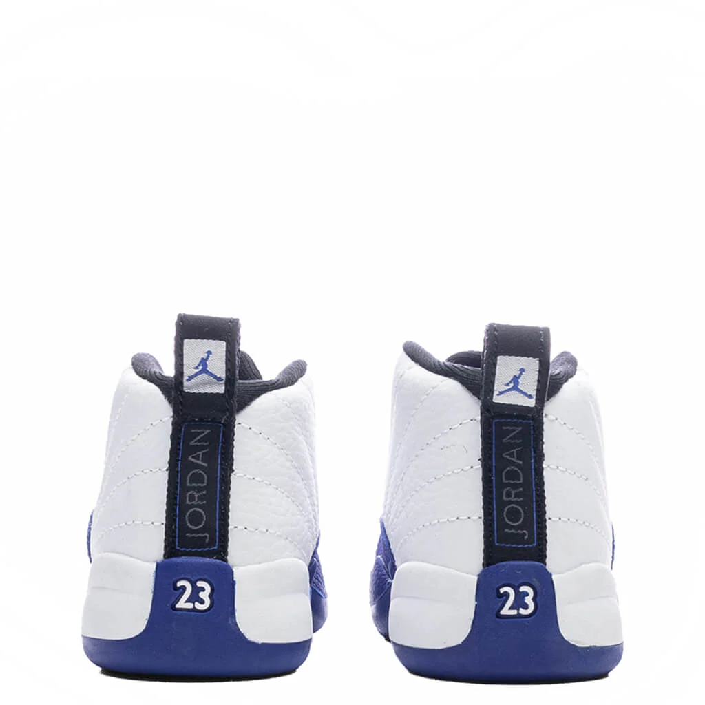Air Jordan 12 Retro (TD) 'Blueberry' - White/Black/Game Royal - Image 4