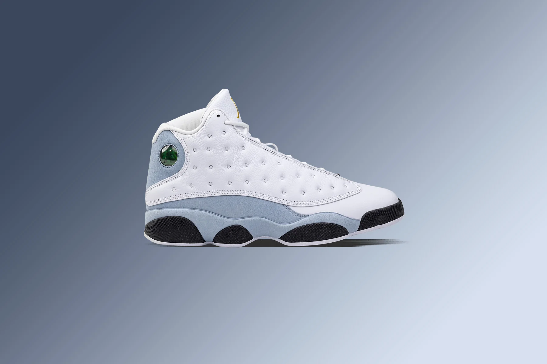 Air Jordan 13 Retro - White/Yellow Ochre/Blue Grey - Image 5
