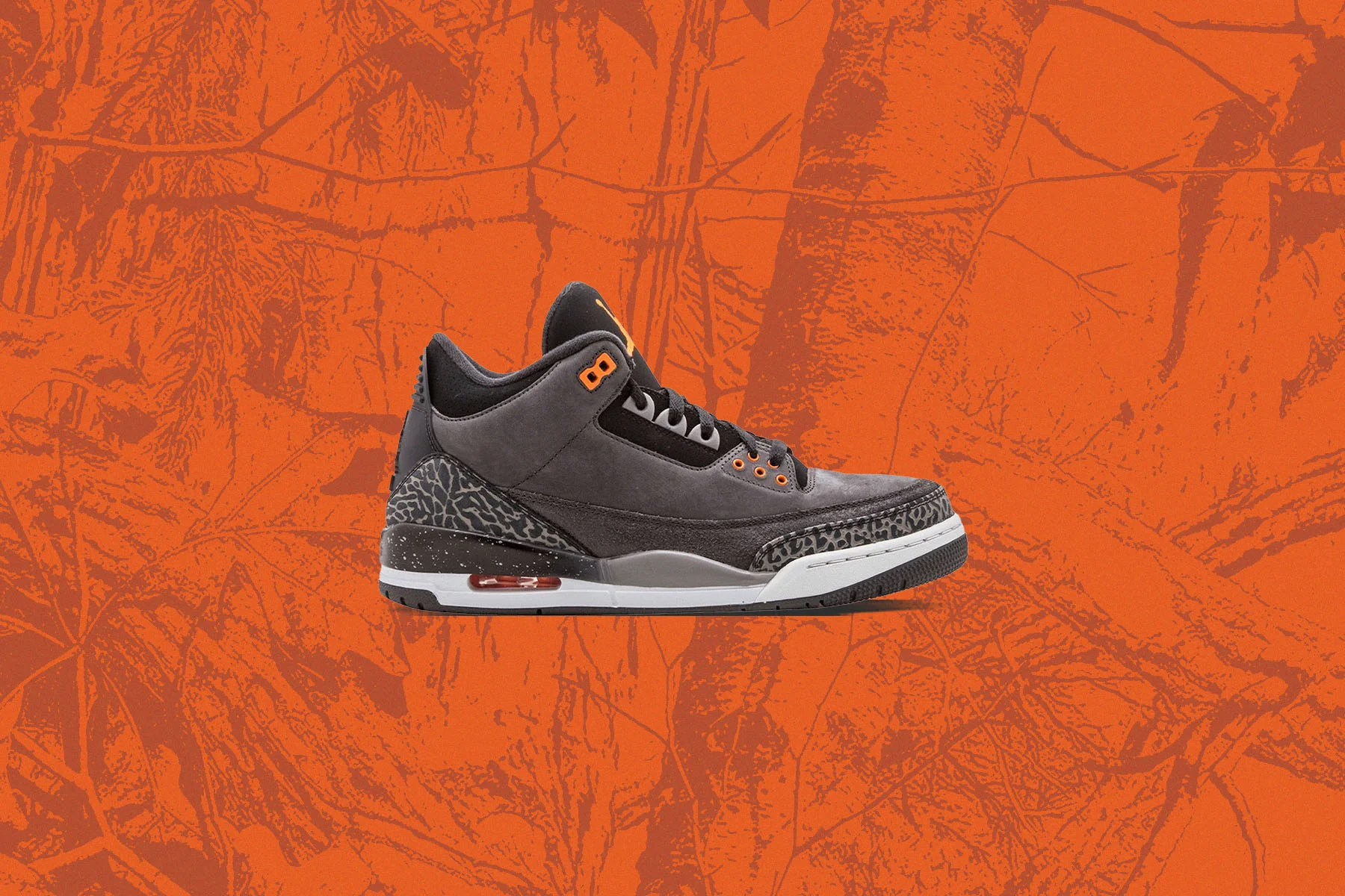 Air Jordan 3 Retro (GS) 'Fear' - Night Stadium/Total Orange/Black - Image 5