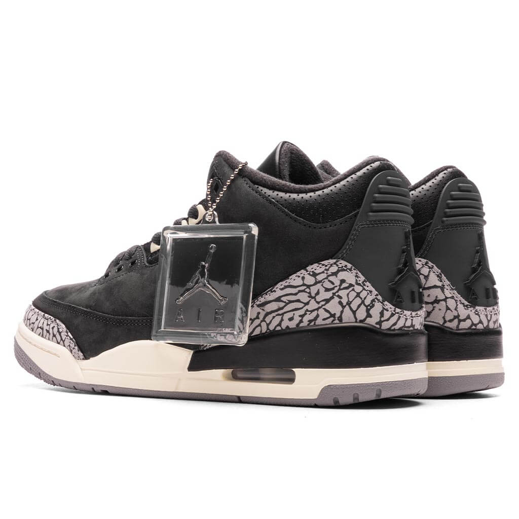 Women's Air Jordan 3 Retro - Off Noir/Black/Sail - Image 3