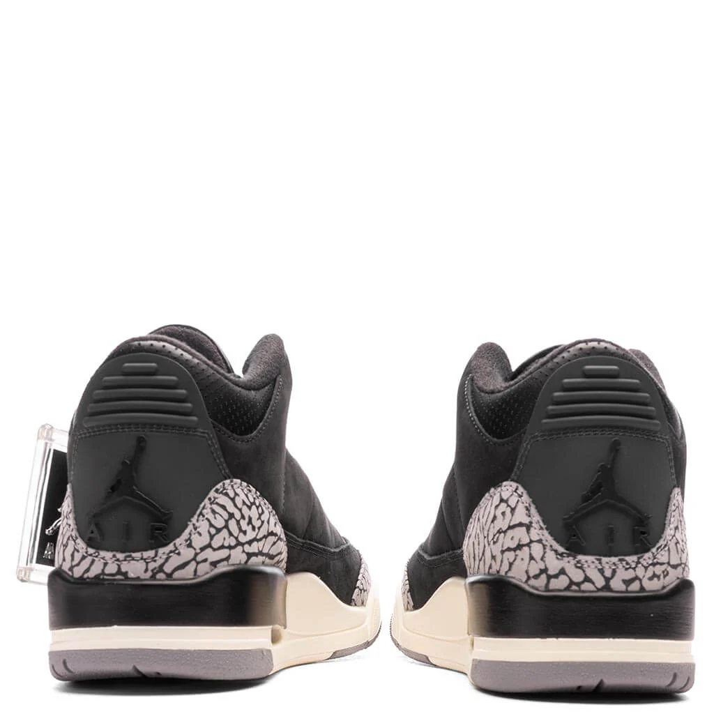 Women's Air Jordan 3 Retro - Off Noir/Black/Sail - Image 4