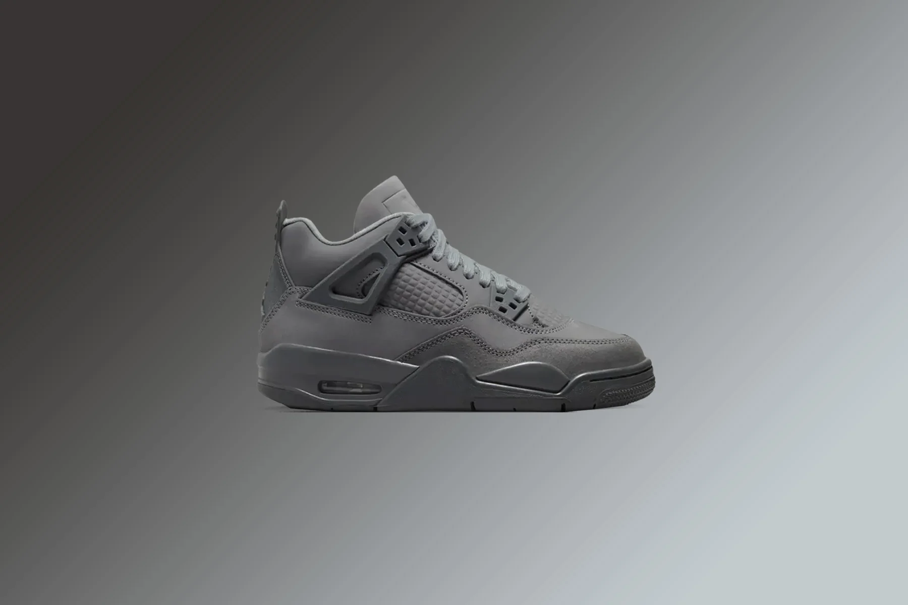 Air Jordan 4 Retro SE (GS) 'Wet Cement' - Smoke Grey/Iron Grey/Cement Grey - Image 2