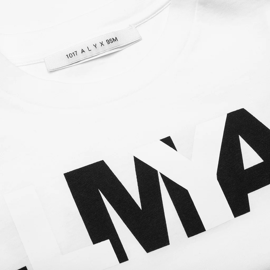 Inverted Logo S/S Tee - White - Image 3