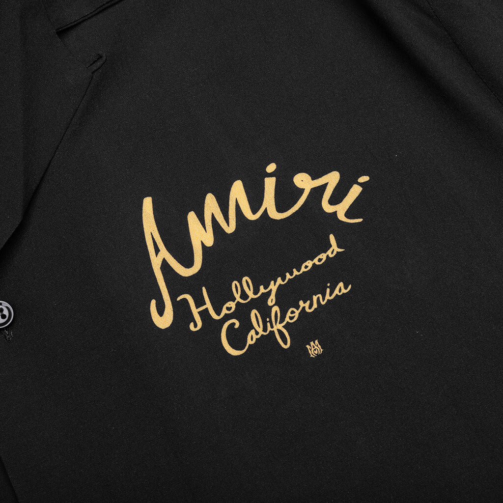 Amiri Hollywood Camp Shirt - Black - Image 4