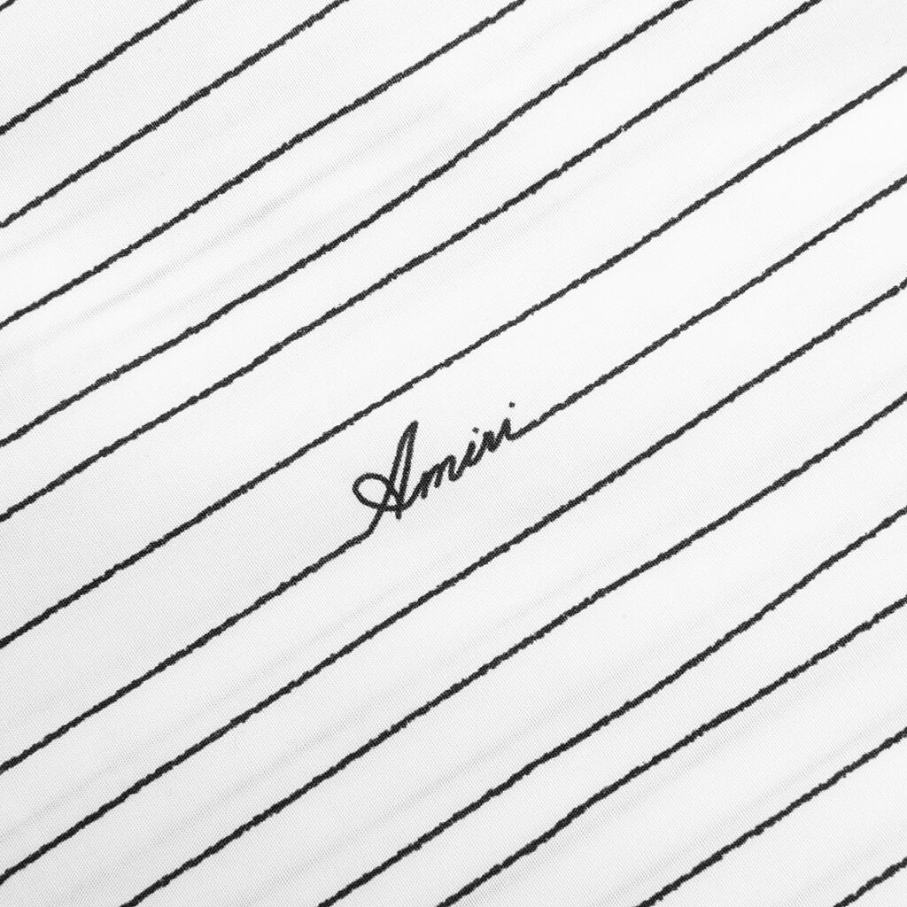 Amiri Script Poplin Shirt - White - Image 4