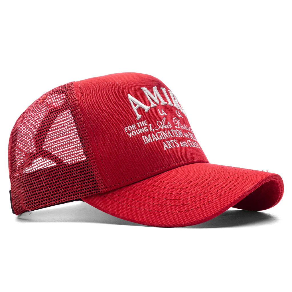Arts District Trucker Hat - Red - Image 3