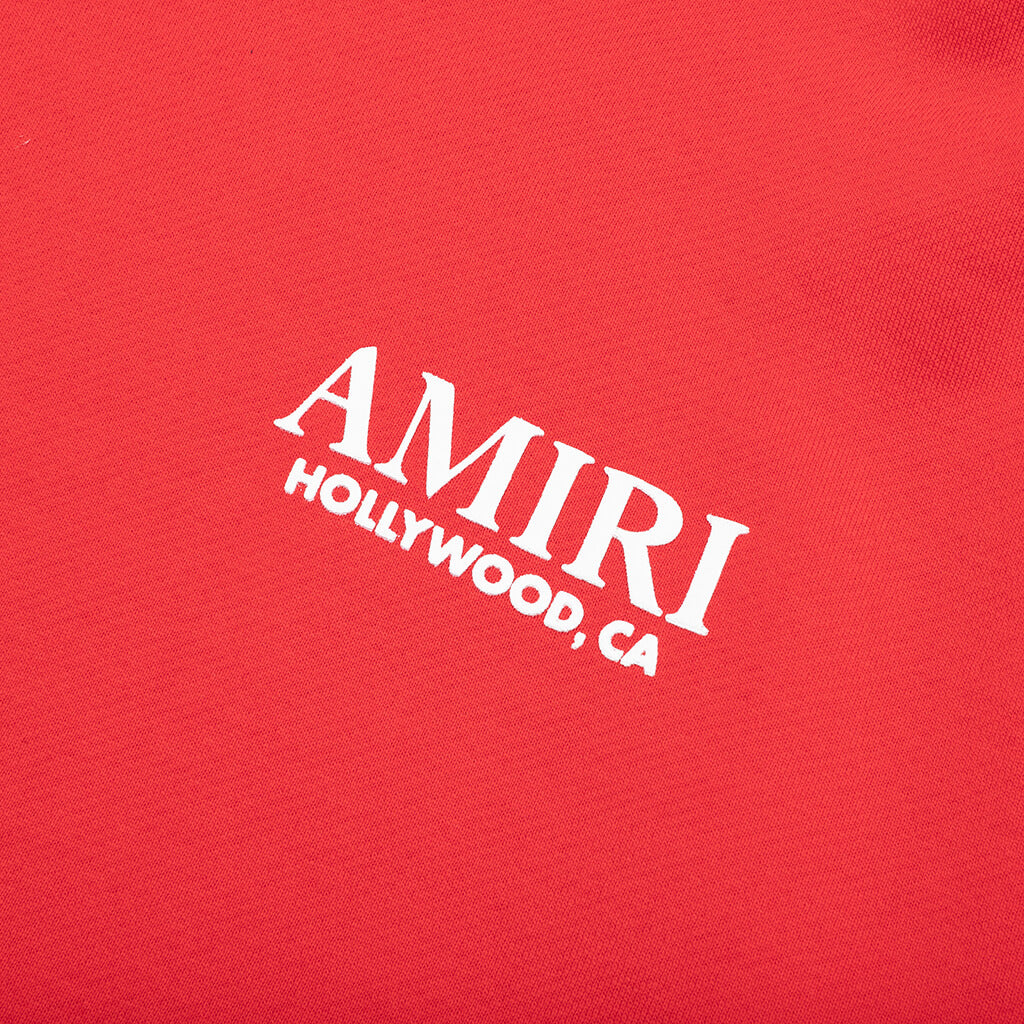Bones Stacked Hoodie - Red - Image 5