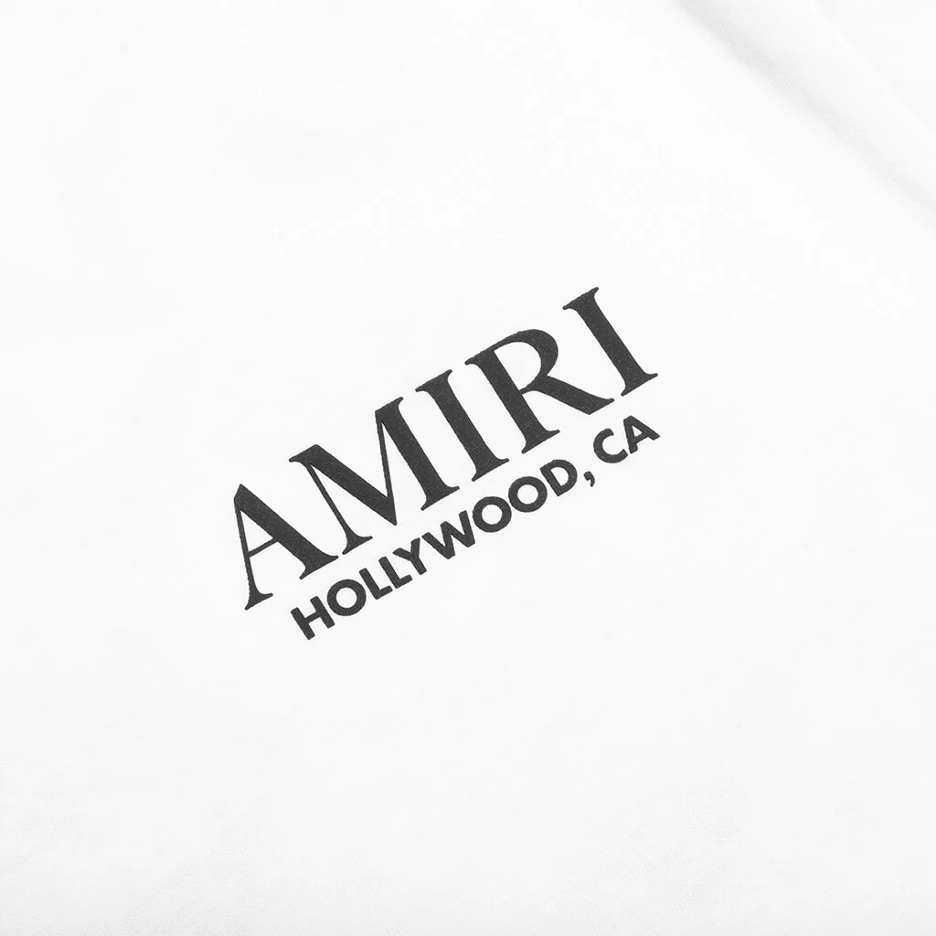 Bones Stacked Tee - White - Image 3