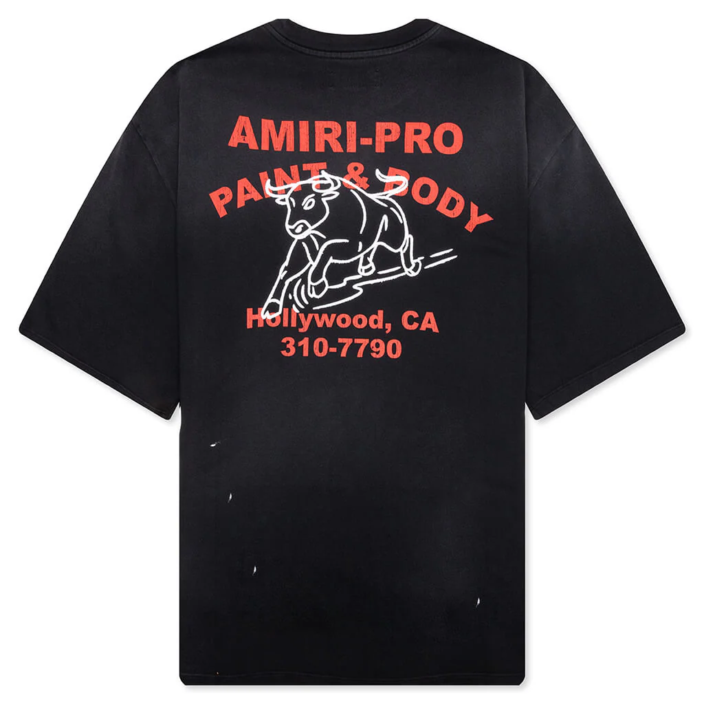Amiri Bull Oversized Tee - Black - Image 2