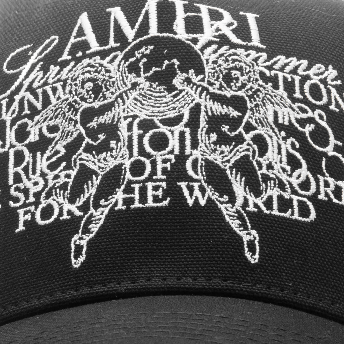 Cherub Trucker Hat - Black - Image 2