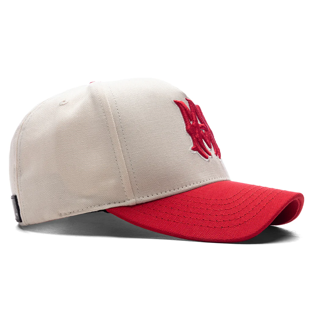 Ma Canvas Hat - Alabaster/Red - Image 3