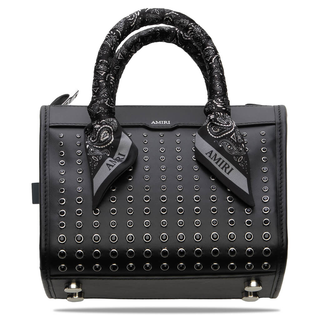 Micro Triangle Stud Bag - Black