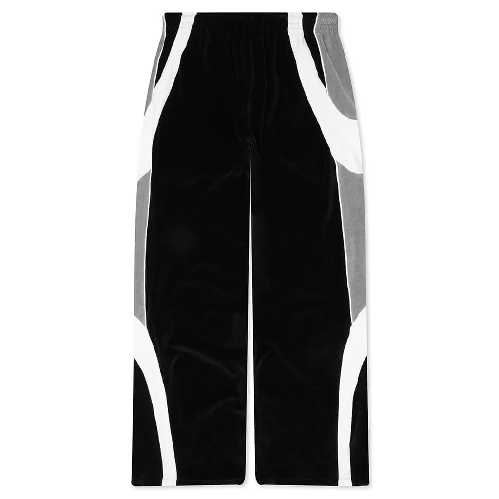 Oversized Panel Track Pant - Black - Image 2