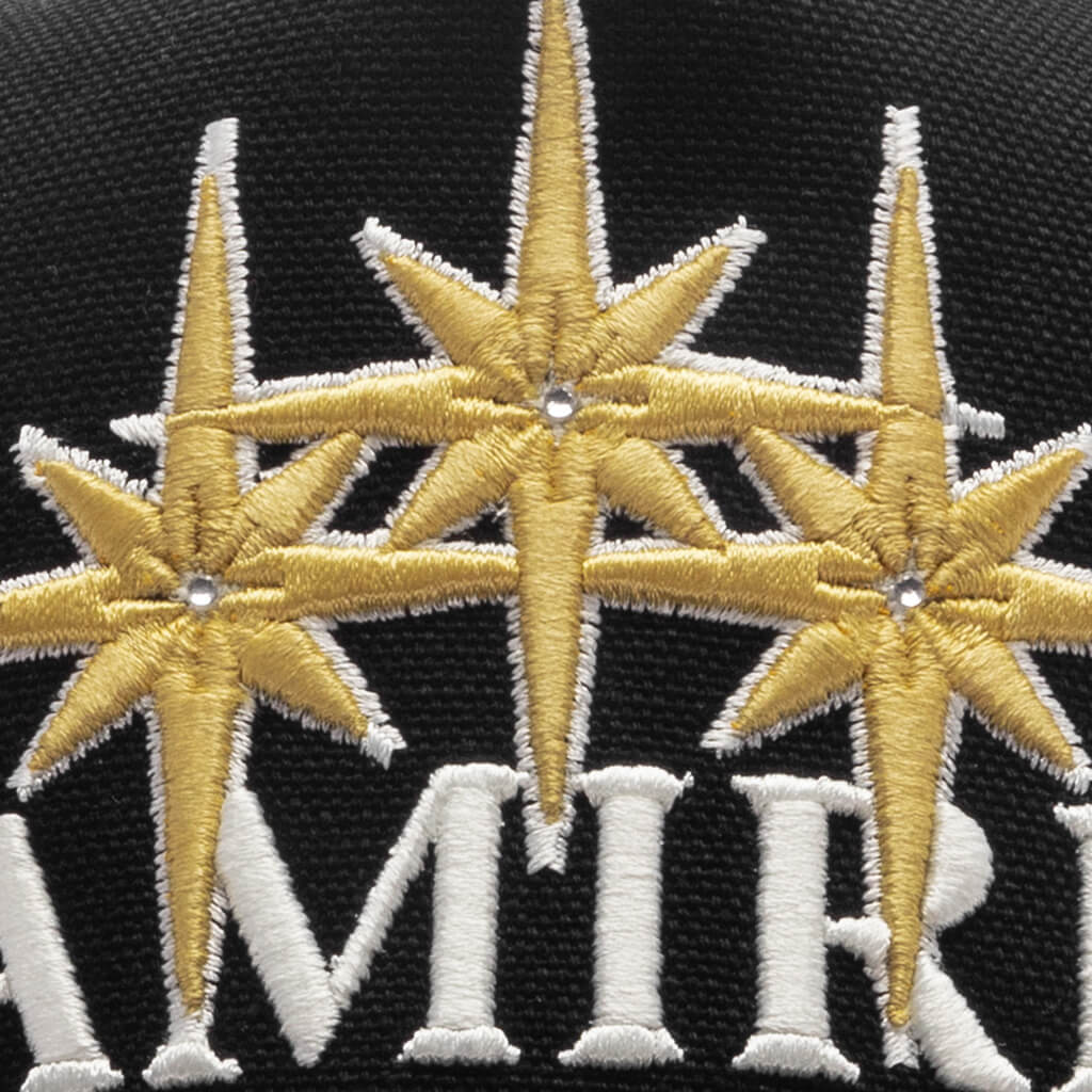 Amiri Starburst Canvas Hat - Black - Image 2