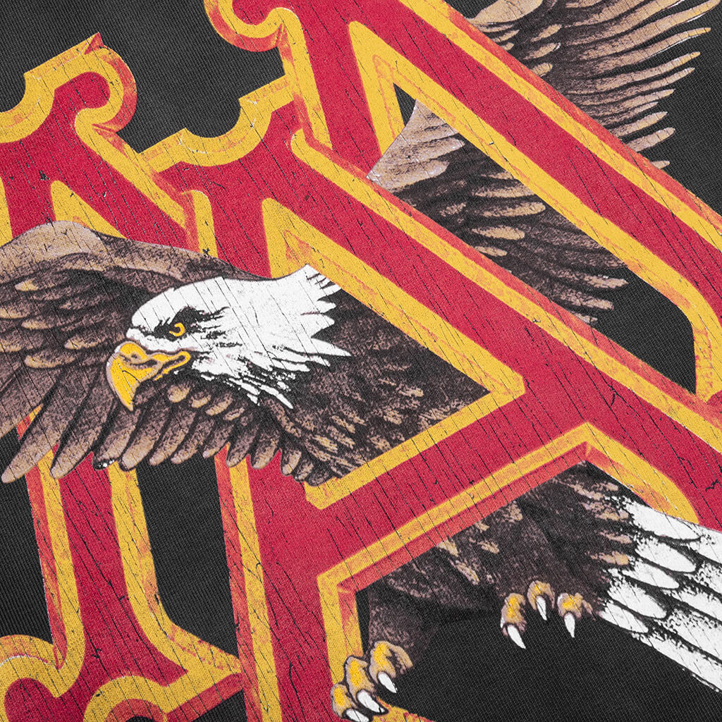 Vintage Ma Eagle Oversized Tee - Black - Image 3
