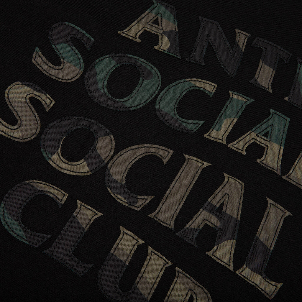 Camo Applique Tee - Black/Camo - Image 3