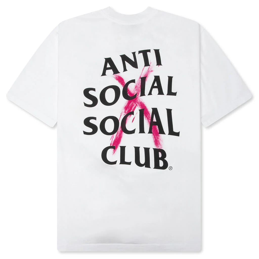 'Cancelled' Hand Painted Tee - White - Image 2
