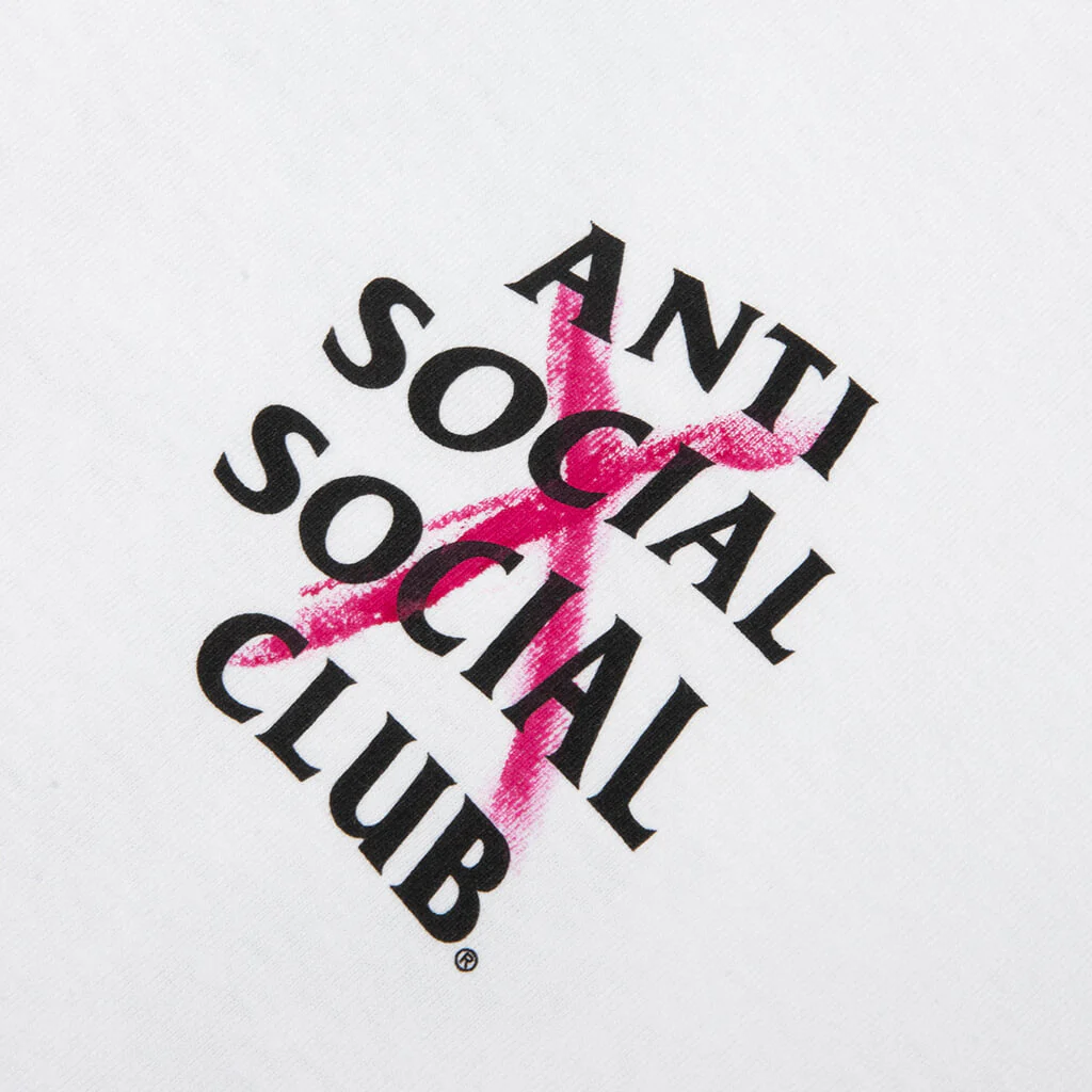 'Cancelled' Hand Painted Tee - White - Image 3