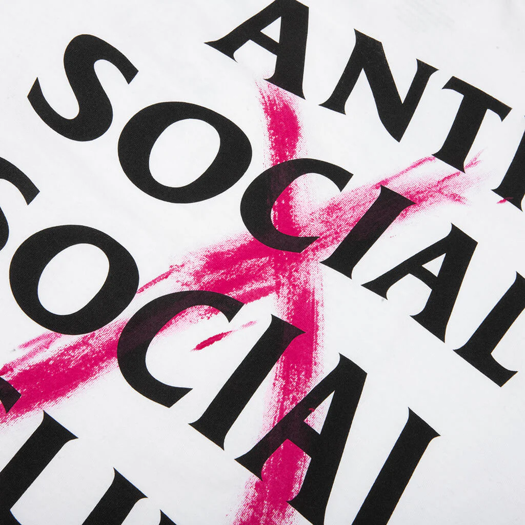 'Cancelled' Hand Painted Tee - White - Image 4